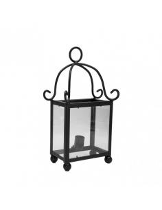 Monastery Forge Wall Light 1xe27 Black 46x24x14 Cm