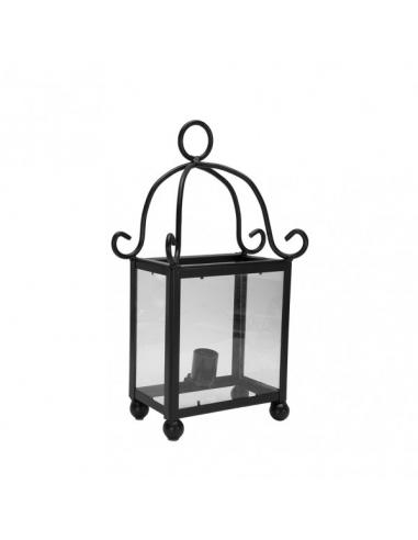 Monastery Forge Wall Light 1xe27 Black 46x24x14 Cm