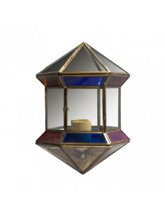 Hexagonal Wall Light 1xe27 Grenadine Colors 27x20x11 Cm