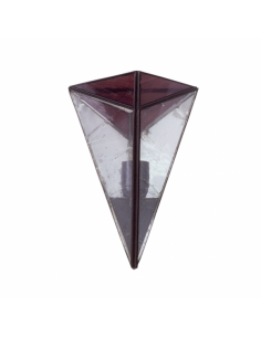 Violet Pyramid Wall Light 1xe27 28x20