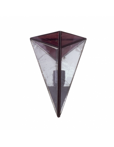 Violet Pyramid Wall Light 1xe27 28x20