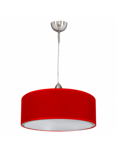 Colgante Planetario Cilind. Rojo(regx35) 1xe27