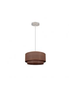 Double Pendant 1l. Brown/brown Cylind REGX35X35