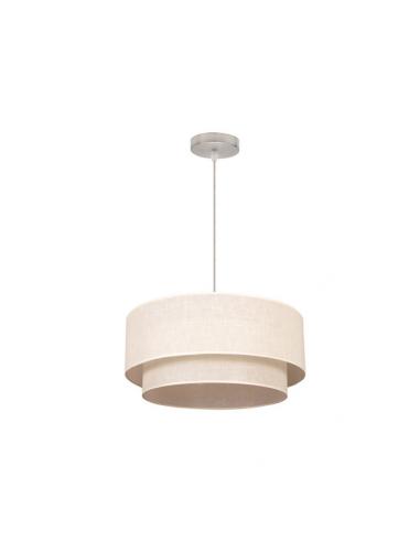 Double Pendant 1l. Beige/Beige Cylind (50/40/reg)