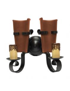 Cantina Wall Light 2xe27 Brown 30x26x16 Cm