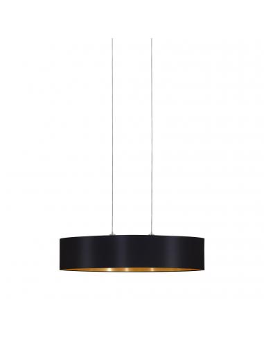 EGLO 31616 - MASERLO Hanging Lamp in Nickel-matte Steel and Textile