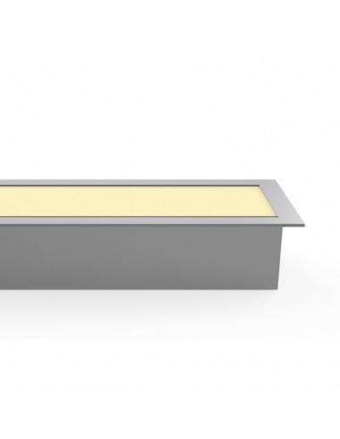 Recessed strip 40w 3000k Linex aluminum 3200lm 120x6.5x3.5