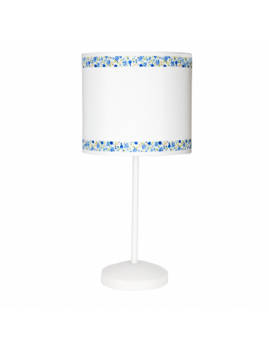 Table Lamp Border White/blue 1xe14