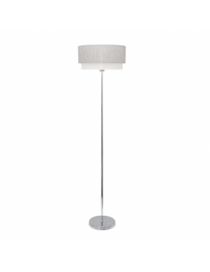 Kenya Living Room Foot 1xe27 Gray/white 170x40x40 Cm