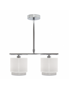 Kenya 2xe14 White/gray lamp Regx40x14 Cm