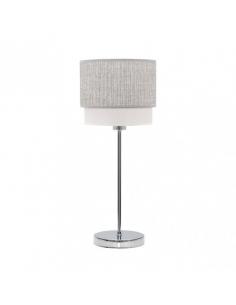 Kenya Table Top 1xe14 Grey/White 45x18x18 Cm