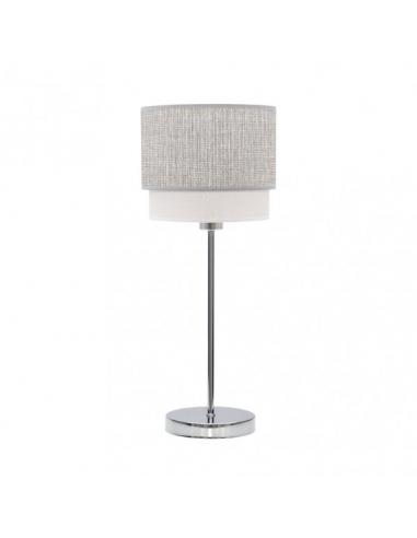 Kenya Table Top 1xe14 Grey/White 45x18x18 Cm