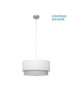 Kenya 3xe27 White/gray Regx40x40 Cm Pendant