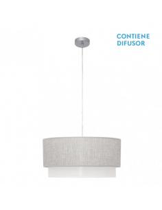 Kenya 3xe27 Pendant Gray/white Regx50x50 Cm