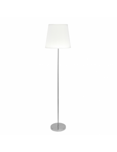 Maldives Living Room Foot 1xe27 Nickel/white 175x40x40 Cm