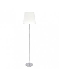 Maldives Living Room Foot 1xe27 Chrome/white Regx40x40 Cm