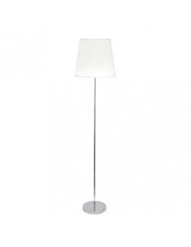 Pie Salon Maldivas 1xe27 Cromo/blanco Regx40x40 Cm