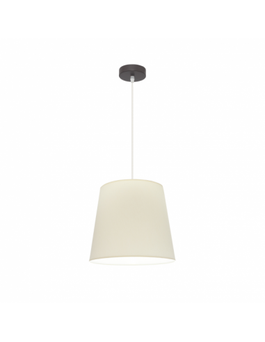 Colgante Maldivas 1xe27 Marron/beis Regx35x35 Cm