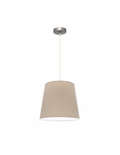 Maldives Pendant 1xe27 Nickel/stone Regx35x35 Cm