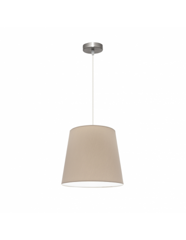 Maldives Pendant 1xe27 Nickel/stone Regx35x35 Cm