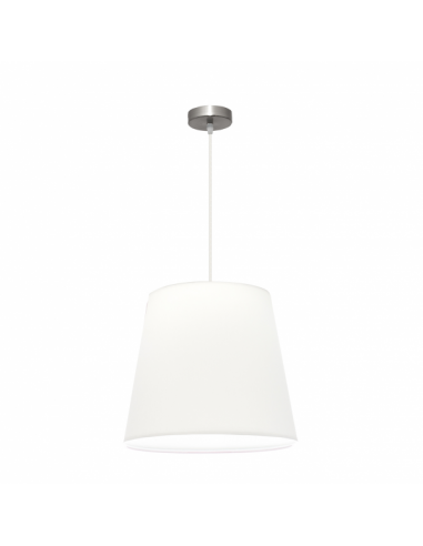 Maldives Pendant 1xe27 Nickel/white Regx40x40 Cm