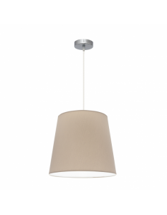 Maldives Pendant 1xe27 Chrome/stone Regx40x40 Cm