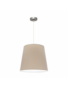 Maldives Pendant 1xe27 Nickel/stone Regx40x40 Cm