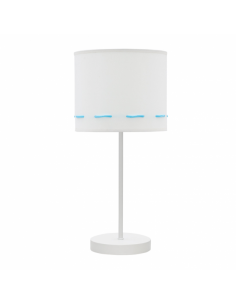 Table Top Strokes 1xe14 Sky Blue 42x17x17 Cm