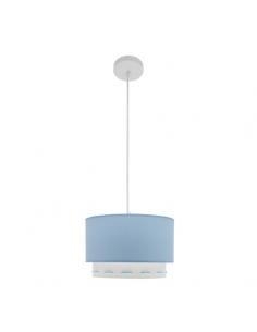 Pendant Strokes 1xe27 Celeste Regx30x30 Cm