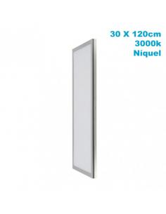 Panel Superf. 72w 3000k Nickel Satinad 30x120x2,3 5760lm Tolstoy