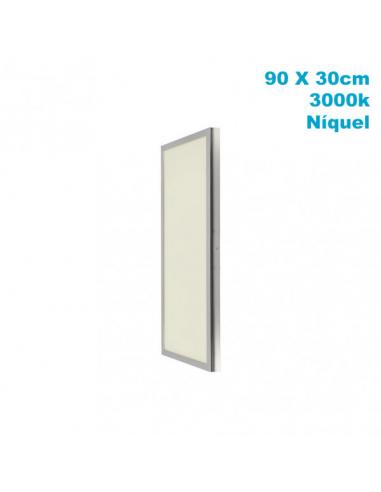 Panel Superf. 72w 3000k Niquel Satinad 30x90x2,3 5760lm Tolstoi