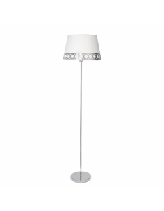Dalia Living Room Foot 1xe27 White/silver 165x40x40 Cm