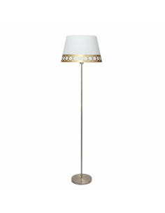 Dalia Living Room Foot 1xe27 White/gold 165x40x40 Cm