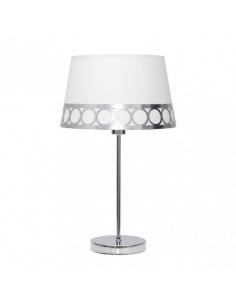 Dalia 1xe14 White/silver table lamp 44x25x25 Cm