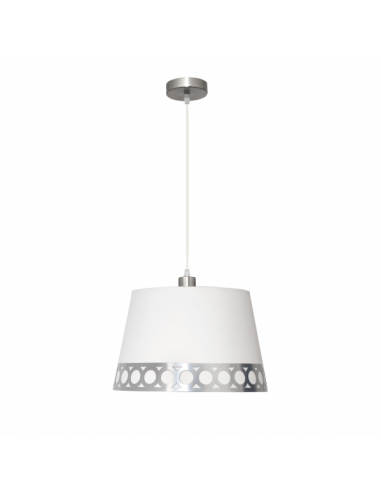 Dalia Pendant 1xe27 White/silver Regx40x40 Cm