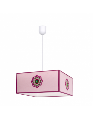 Colgante Petalo 1xe27 Rosa Regx35x35