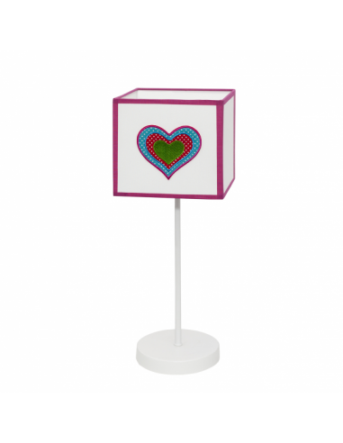 Amor Table Lamp 1xe14 White/pink