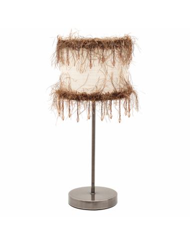 Table Lamp Threads 1xe14 Beige 42.5x17x17 Cm