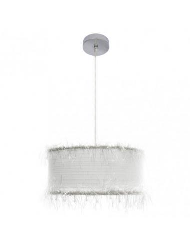 Colgante Hilos 1xe27 Blanca Regx40x40 Cm