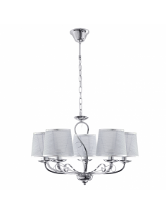 Sumba 5xe14 Chrome Lamp REGx53x53