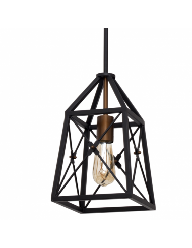 Pavel Pendant 1xe27 Black/gold 140x20x20 Cm Articulable