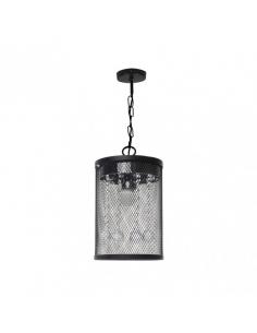 Davy 1xe27 Black/Chrome Pendant Reg.x18d