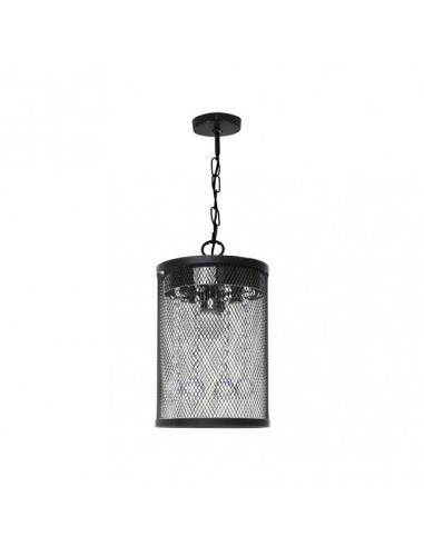 Davy 1xe27 Black/Chrome Pendant Reg.x18d