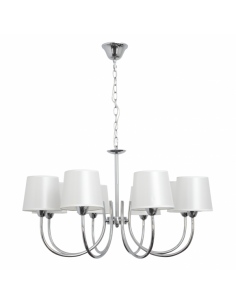 Guadalajara 8xe14 Chrome Lamp White Screen