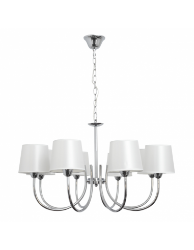 Guadalajara 8xe14 Chrome Lamp White Screen