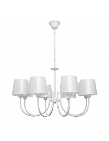 Guadalajara 8xe14 White Lampshade White