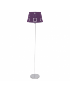 Celaya 1xe27 Aubergine Floor Lamp