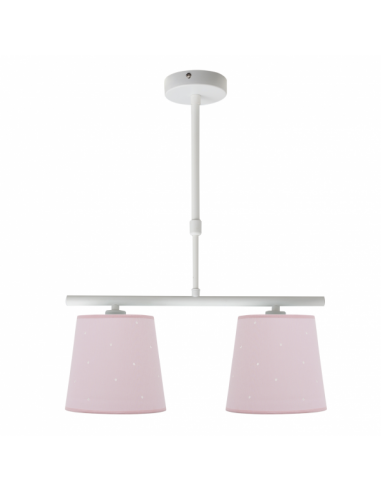 Lampara Consciencia 2xe14 Rosa Regx39x16 Cm