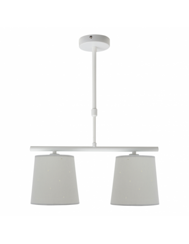 Lampara Consciencia 2xe14 Gris Regx39x16 Cm