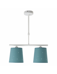 Consciousness Lamp 2xe14 Turquoise Regx39x16 Cm